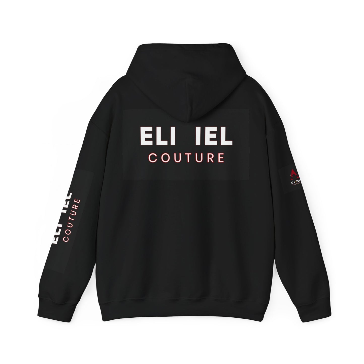 Trendy Unisex Hooded Sweatshirt, Cozy Pullover for Casual Wear, Holiday Gift, Streetwear Style, ELI IEL Couture
