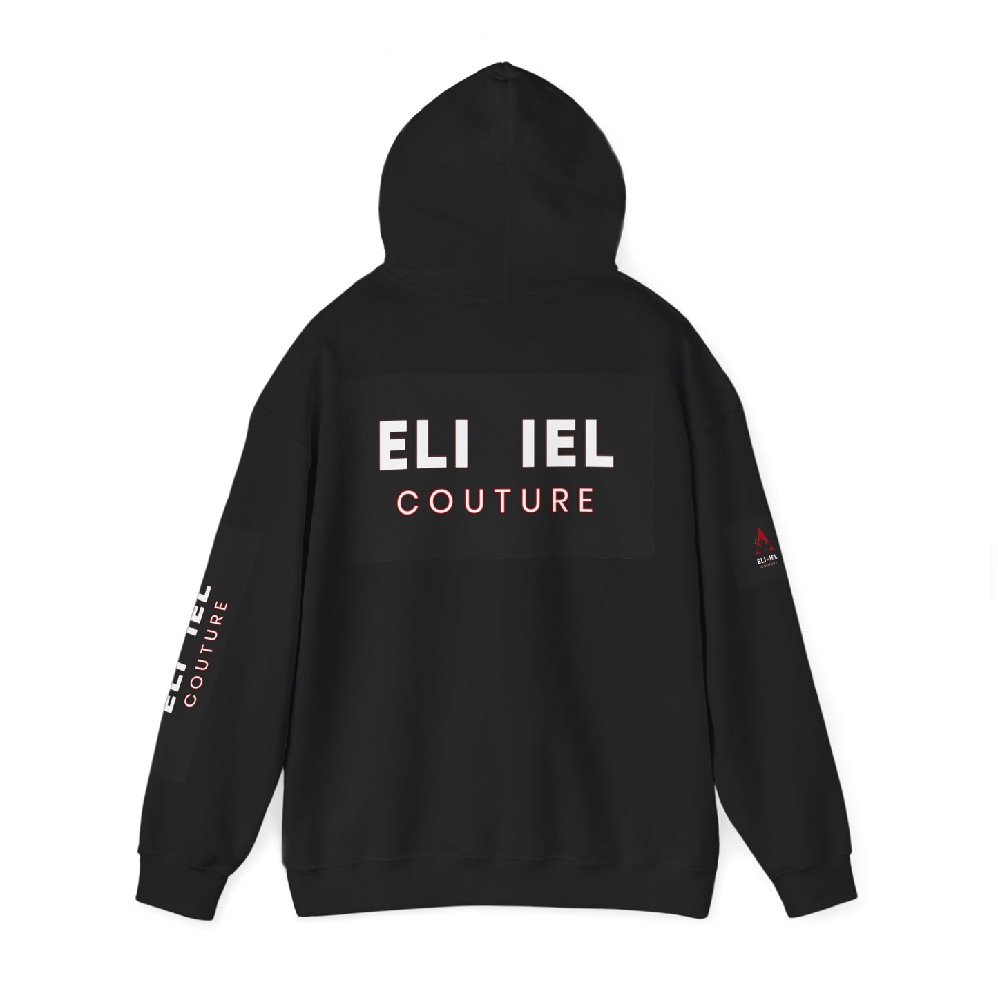 Trendy Unisex Hooded Sweatshirt, Cozy Pullover for Casual Wear, Holiday Gift, Streetwear Style, ELI IEL Couture