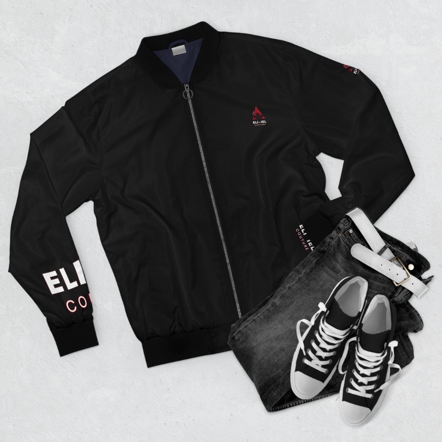 Stylish Men's Bomber Jacket, Streetwear Fashion, Casual Outerwear, Gift for Him, Fall Essential, AOP Design